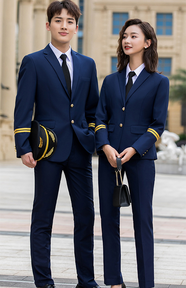 男女同款铁路制服职业装套装