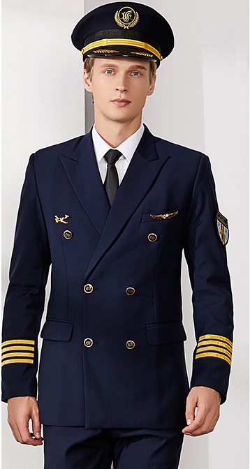 航空机长制服男,飞行员空少制服套装
