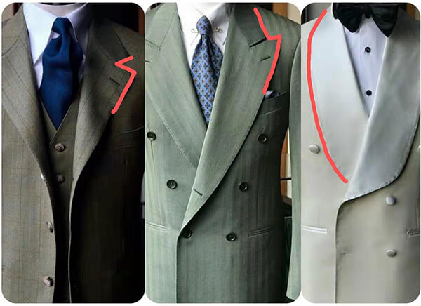 西服领子款式有几种（西服领型分类）