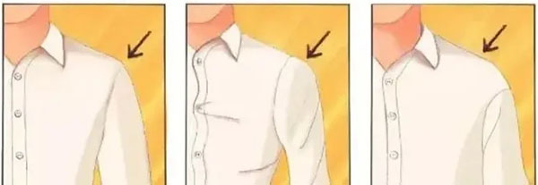 衬衫合体的肩线标准